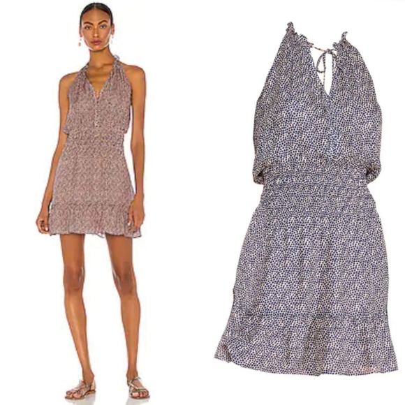 Parker Estelle Pebble Dot Mini Dress Size 1X - Picture 2 of 10